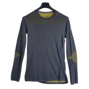 Men's Gray Long Sleeve Shirt sze Large work career cozy
